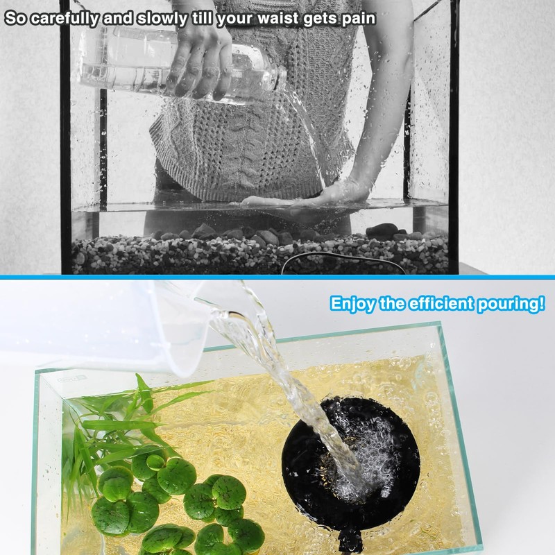 lopeztek Water Flow Controller for Betta Fish Tank, Water Change