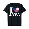 I love Java I heart Java T-Shirt