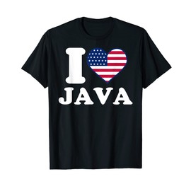 I love Java I heart Java T-Shirt