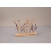 Rayher Wooden strip with 11 holes, FSC 100%, 22.5 x