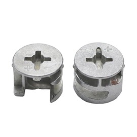 20 PCS Furniture Connecter Cam Lock Fittings 15mm x 12mm for Cabinet Drawer Dresser and Wardrobe Furniture Panel Connecting