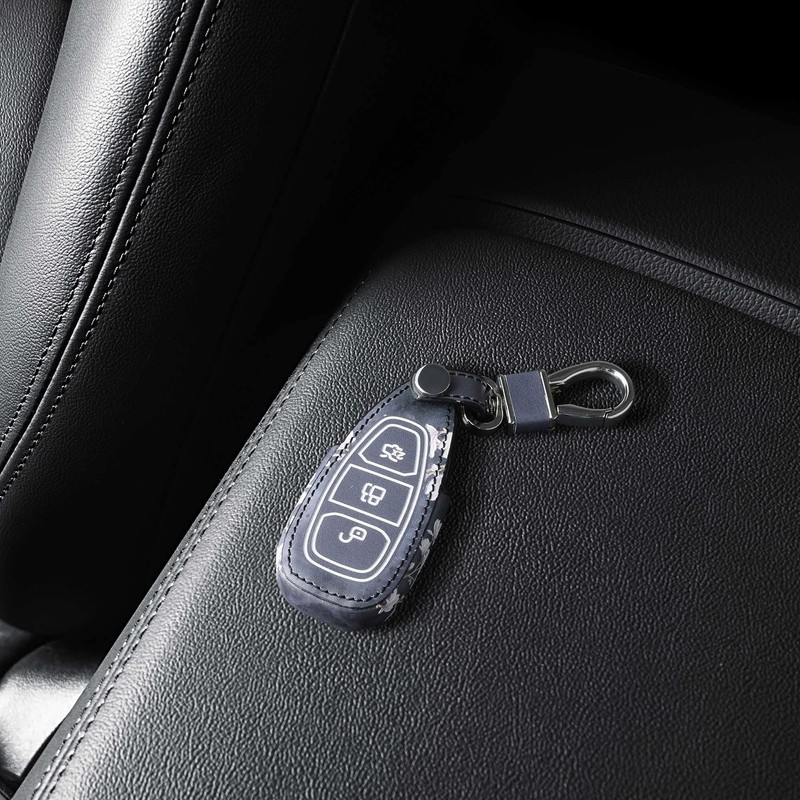 kwmobile Car Key Case Compatible with Ford 3-Button Car Key