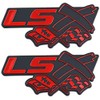 Aimoll LSX Flag Airplane Emblem,3D Badge Replacement for Decal, Fender