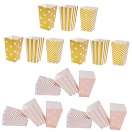 Operitacx 1 Set 36 Pcs Popcorn Box Cardboard Popcorn Christmas Party Favor Popcorn Cups Popcorn Popcorn Containers Popcorn Holders Popcorn Cartons Mini Dessert Box Paper Baby