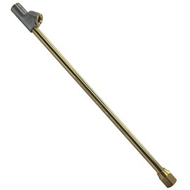 OPEN Flow Extended Reach Dual Head Air Chuck. 1/4 Inch FNPT. Only Use with Inflator Gauge. If Connect Directly to Compressor it Will Blow Continuously. Read Details Carefully Before Purchasing.