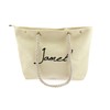 Olive-G Women's Canvas Tote Bag with Zipper