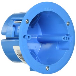 Carlon B618RR-UPC Ceil Round Old Work Box, 4.53, 11.5