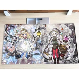 New Mlikemat Playmat Risette Asteria of the White Woods TCG CCG OCG Trading Card Game Mat Table Mat with Zones + Bag (YG001-120-A)