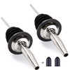 LanMa Olive Oil Spout Pourer, 2PCS Stainless Steel Liquor Bottle
