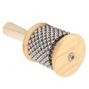 Wooden Hand Shaker Cabasa Percussion Instrument Small Size for Student