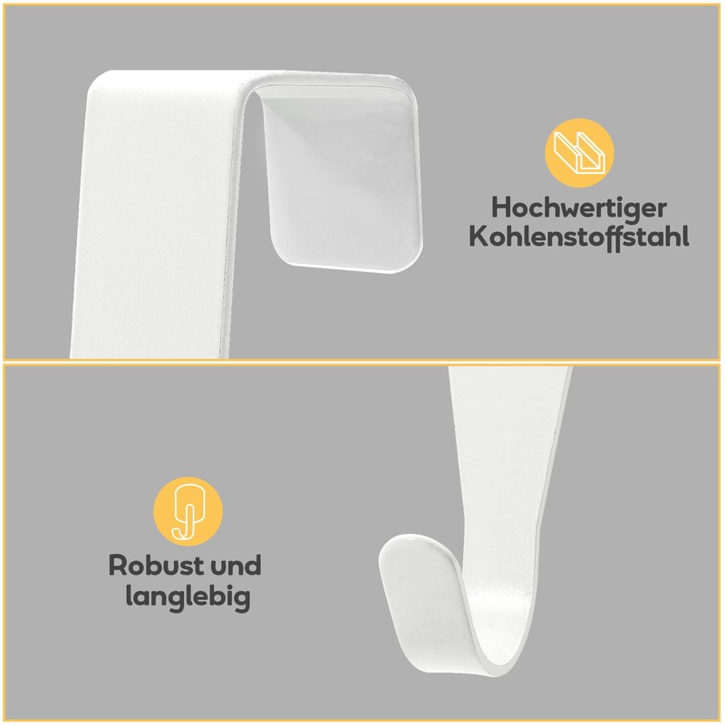 Okoss Pack of 16 Window Hooks for Hanging, Door Hooks,
