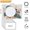 Table Mats Fabric Linen Dining Table Place Mats Washable Place