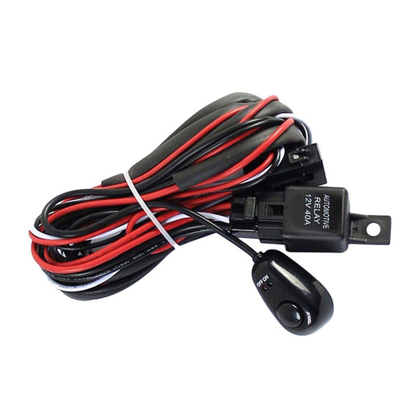 12Volt 40A Car Light Wire Set High Power One-Drive-Two Car