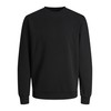 JACK & JONES Male Sweatshirt Plain Sweatshirt, black