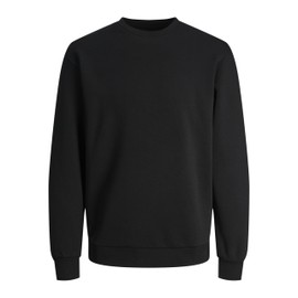 JACK & JONES Male Sweatshirt Plain Sweatshirt, black
