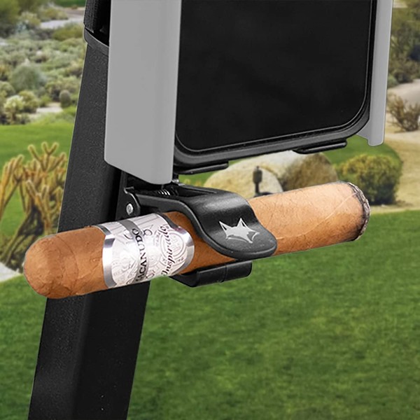 Cigar Holder for Desert Fox Golf Phone Caddy - Slides