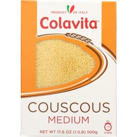 Colavita Couscous, Medium, 1.1 Lb Box, Medium Couscous, 1.1 Pound (Pack of 12)