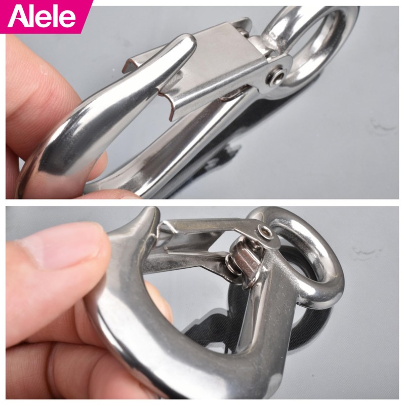Alele Grab Hooks,Slip Hooks,304 Stainless Steel Lifting Hook Rigging Accessory,440
