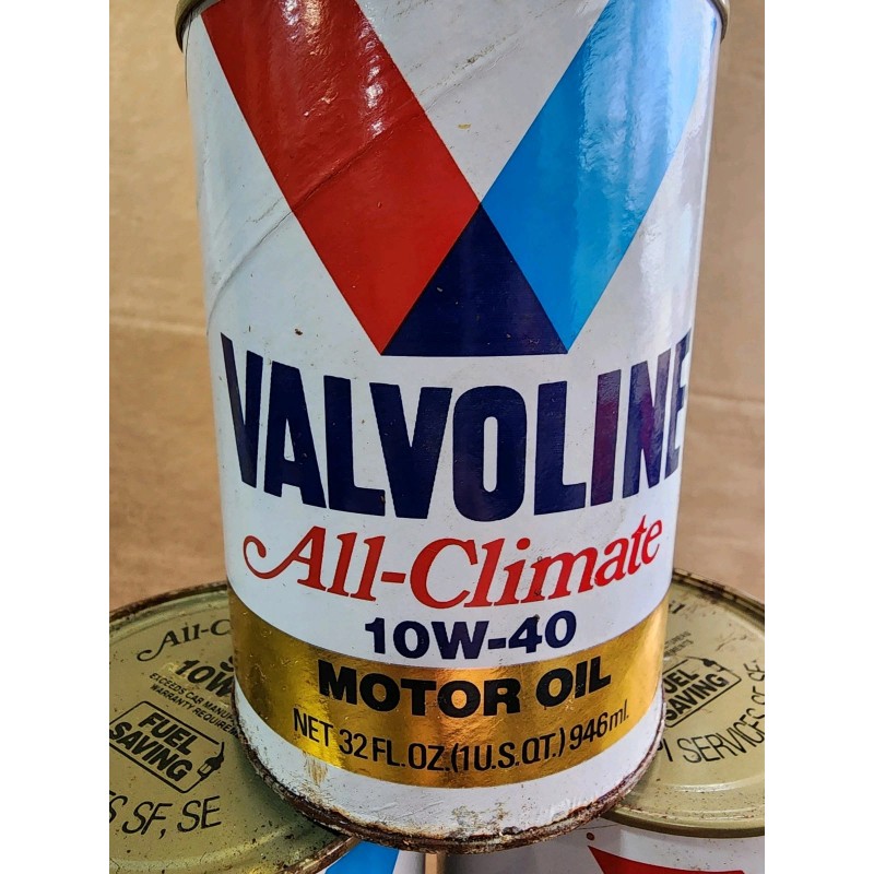 Valvoline Vintage Valvoline All Climate Motor Oil Can Full 1Q