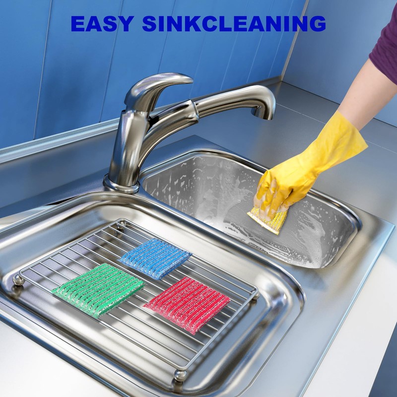 ovwo Premium 12-Pad Sponges Kitchen - Upgraded Dish Sponge, Scrubber,