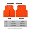 Roicaholy Men's Orange Hunting Vest, Waterproof and Ultra-quilt Fabric, with