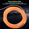Wifehelper Polyurethane Round Belt, Smooth Surface, High Performance PU Drive