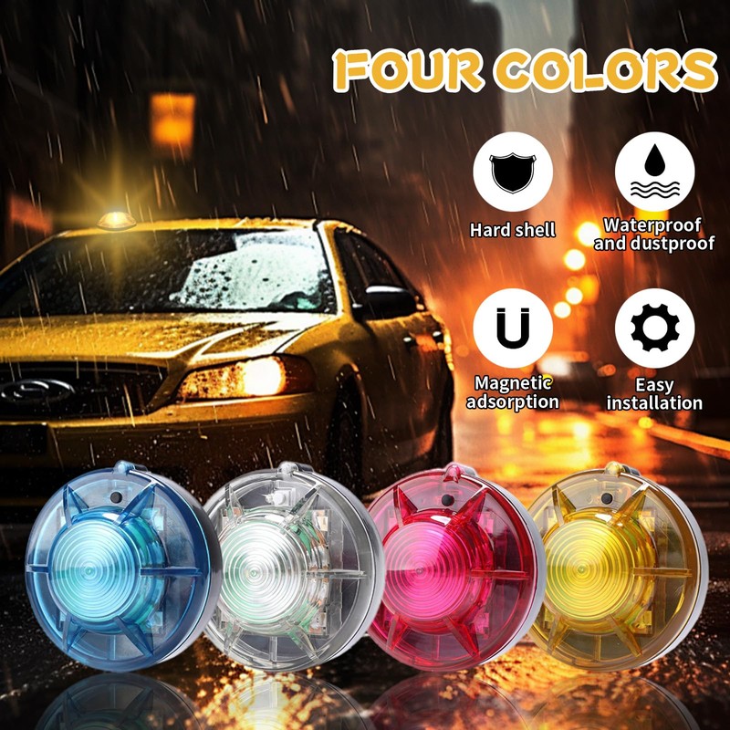 Tumecos Emergency Flare Alert Warning Signal Caution Light LED Beacon