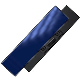 Rear View Mirror 12 Inch Interior Clip On Panoramic Convex Rearview Mirror, Anti Glare, Blue Tint, Wide Angle Car Mirror, Extended Rear View Mirror for Car, Universal Rear View Mirror Accessory