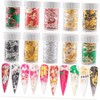 Baluue 30pcs Nail Art Stickers Assorted Mesh Decals for Women