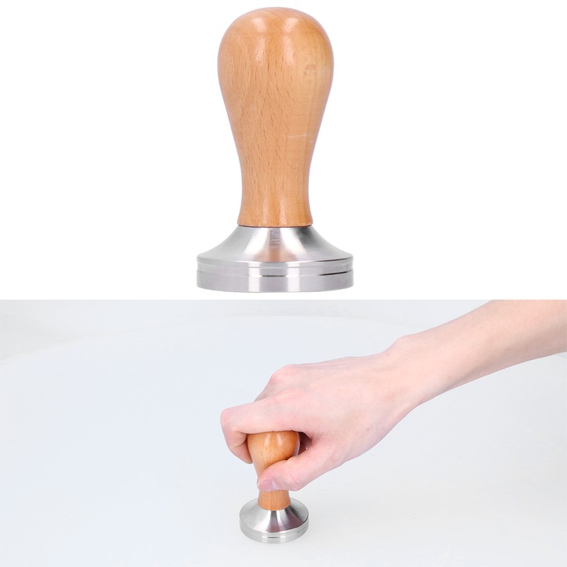 51mm Coffee Tamper Stainless Steel Coffee Powder Press Hammer with
