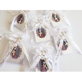 Famiworths12 ORGANZAS RECUERDOS PARA BODA. LIBRITOS DE REZO. VIRGEN DE GUADALUPE. REGALITOS