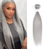 Brazilian Straight Grey Bundles (20inch,1PC) 100% Remy Human Hair Extensions