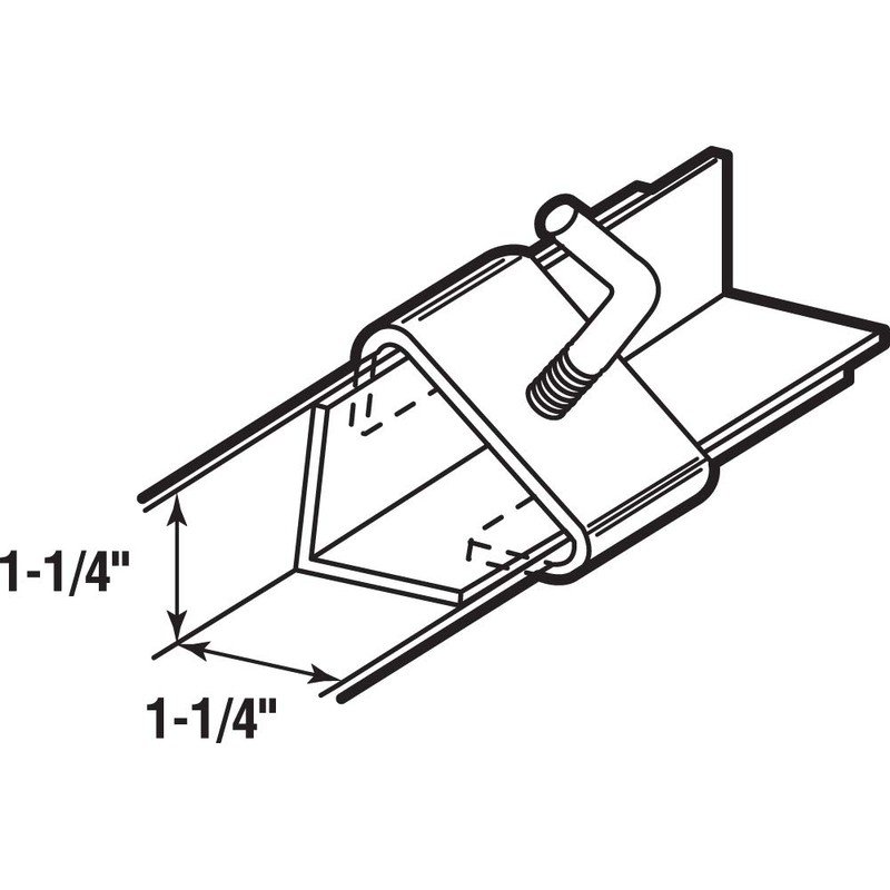 Prime-Line U 9006 1-1/4 In. Steel Bed Frame Rail Clamp