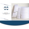 Lindong Basic Shower Curtain, 240 x 200 cm, Thick Fabric,