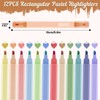 Ysimple Highlighters Pens, 12 pcs Double Ended Aesthetic Pastel Highlighter，Mild