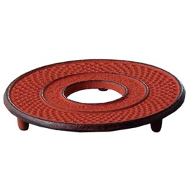 bluer Flowers Pot Insole Southern 鉄器 Round Slump Small Akane 10054