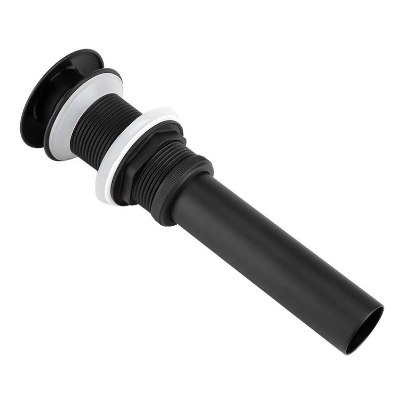 Kitchen Bathroom Basin Sink Solid Brass Popup Drain Stopper Black