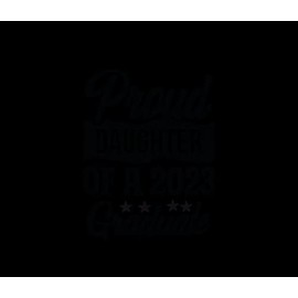 Hippowarehouse proud daughter of a 2023 graduate Printed Accessory Cushion Cover Optional Infill 41x41cm