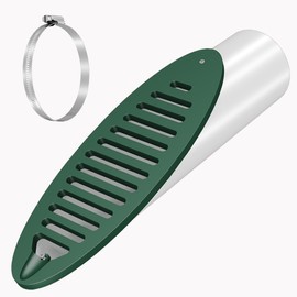 Ymtzfu Drainage Grate Yard Drain, General Yard Drain Emitter Cover for Sump Pump Discharge Downspout Extensions, Protect Clogged & Reduces Outdoor Yard Water, Compatible with 4 Inch Connector