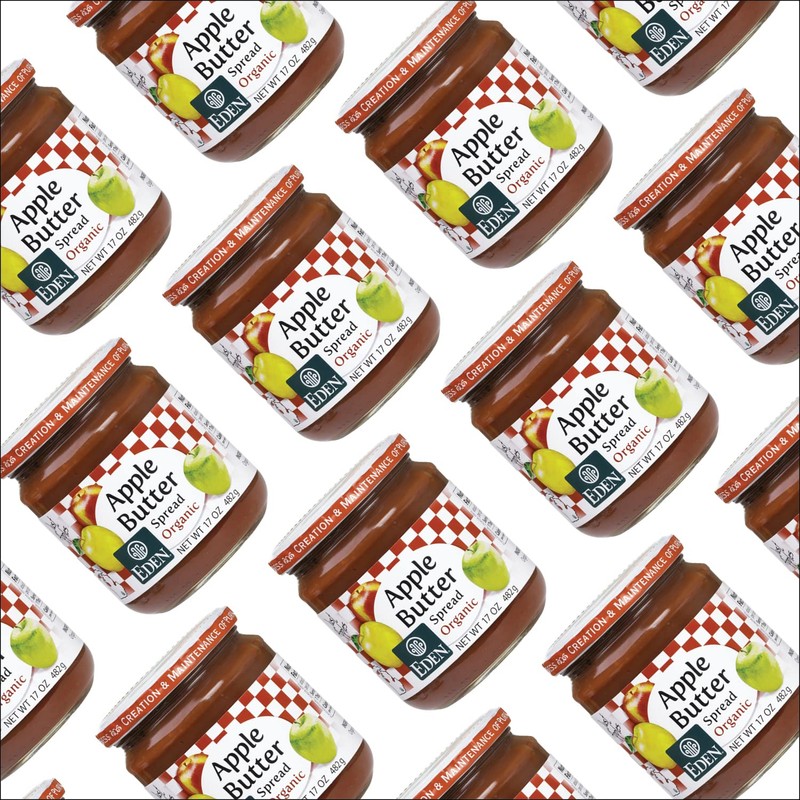 Eden Organic Apple Butter Spread, No Sugar Added, Great Lakes