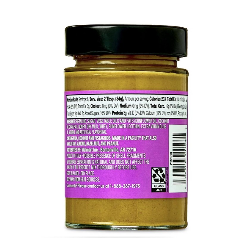 Bettergoods Artisan Crafted Pistachio Nut Butter Spread 6.5oz Jar Pack