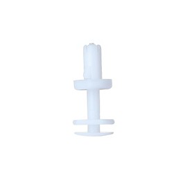 OCPTY Nylon Bumper Fasteners Fender Rivet Clips Push Type Car Retainer Kit White nylon and plastic 6.3mm(0.25inch)