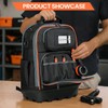TUFFWORX Tool Backpack, 35 Pockets, 18.5 x 13.7 x 7.8