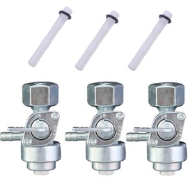 TKCBCD M16x1.5mm Generator Fuel Shut Off Petcock Valve Compatible with Generac Generator Parts 3500w-9000w 5.5hp-16hp DuroMax Powermate, Gasoline Generator Replacement Parts Fuel Switch Valve(3 pack)