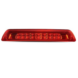 DNA MOTORING 3BL-TTU07-LED-RD Red Lens LED High Mount 3rd Third Brake Light [Compatible with 07-18 Tundra]