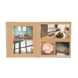 nakabayasi simplaft (sinpurahuto) Series Book Type Photo Album Demi Brown A – SPT – DB – Br