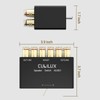 Cubilux AS-BS1 2-Way Speaker Selector Switch Box, A/B Amplifier Switcher