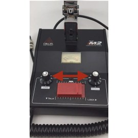 Delta Custom Base Panels (2) WHITE For DELTA M2 DYNAMIC POWER BASE MICROPHONE CB MIC