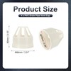 PATIKIL 4 Pcs PVC Drain Pipe Vent Cap, 3 Inch
