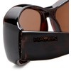Haven Fits Over Sunwear Solana Over-Prescription Sunglasses,Tortoise Frame/Amber Lens,one size